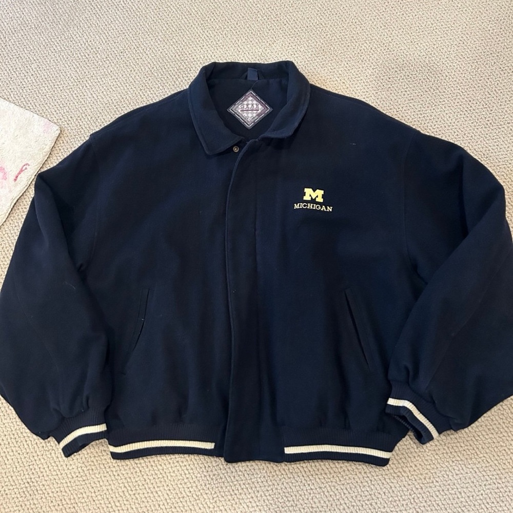 Vintage wool University of Michigan varsity jacket, size XXL by Gear